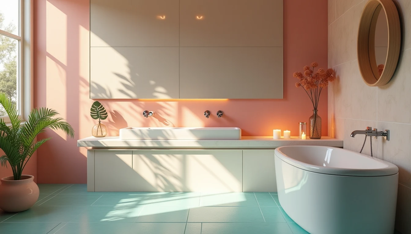 Relooker votre carrelage de salle de bain sans travaux avec la peinture résine
